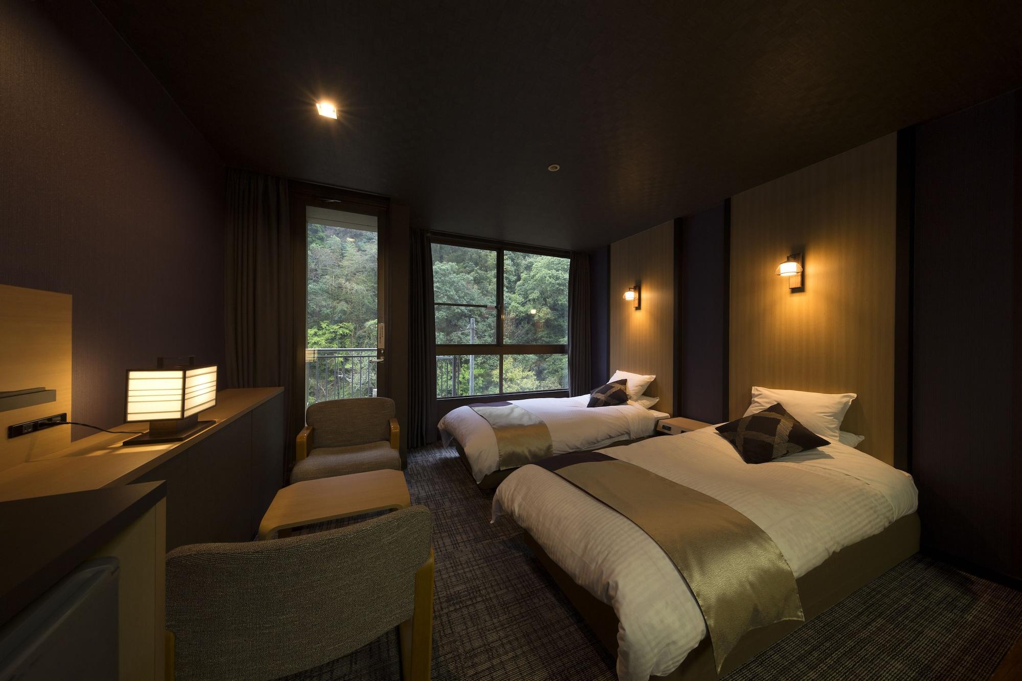 Tsuetate Kanko Hotel Hizenya Minamioguni Bagian luar foto